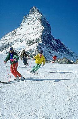 Zermatt – lyžování