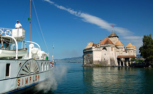 Plavba parníkem z hradu Chillon